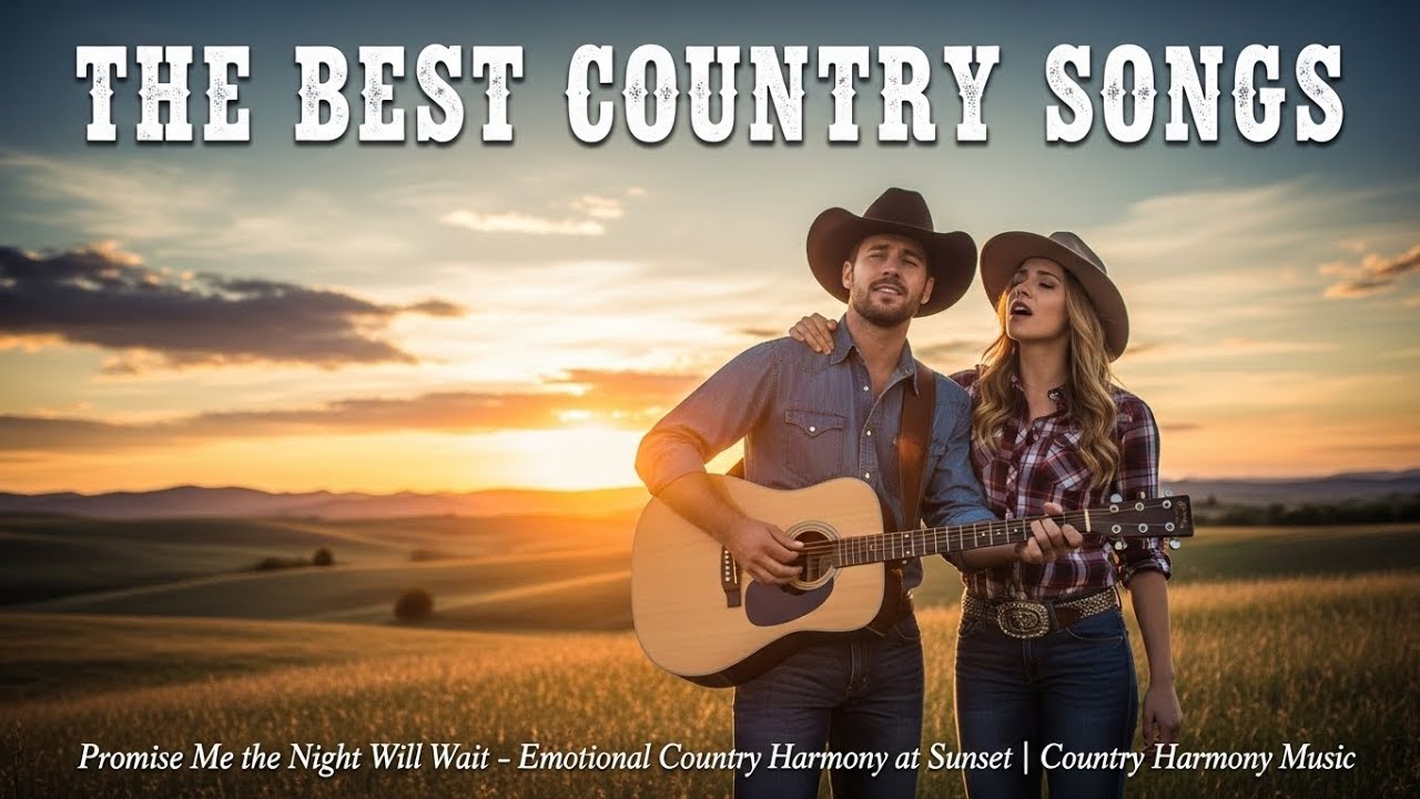 Promise Me the Night Will Wait – Emotional Country Harmony at Sunset | Country Harmony Music