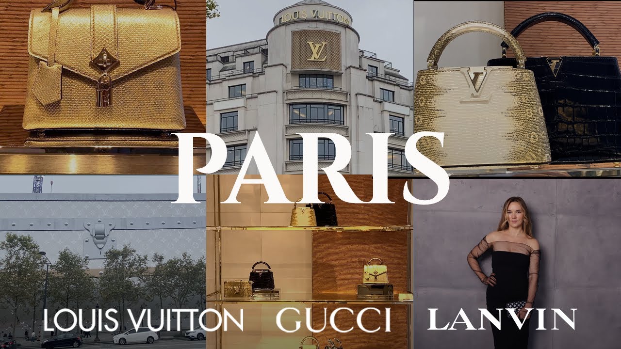 PARIS LOUIS VUITTON 2024/25  New winter bags collection shoes, clothes  GUCCI || LANVIN