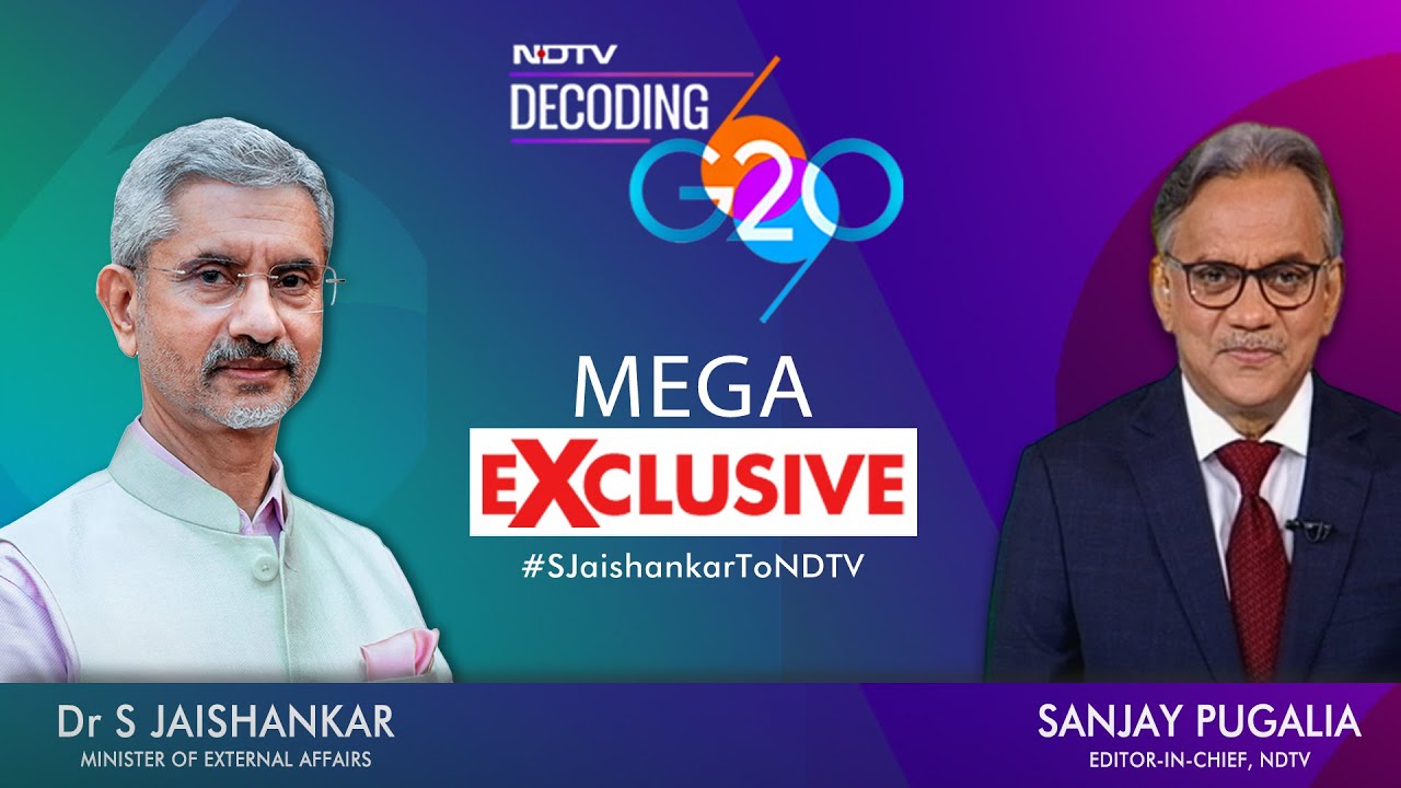 S Jaishankar To NDTV: 