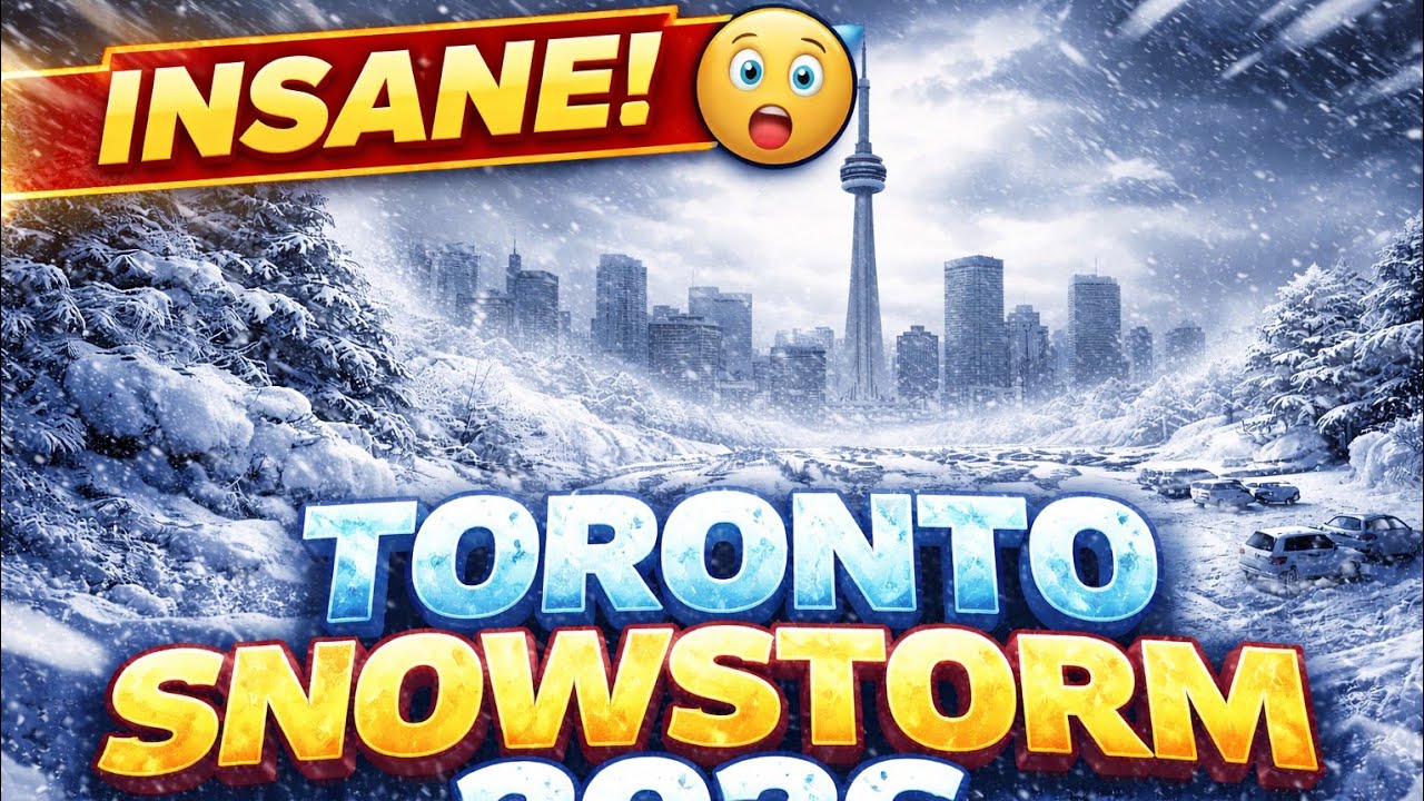 Toronto Snowstorm 2026❄️Pure Visuals 