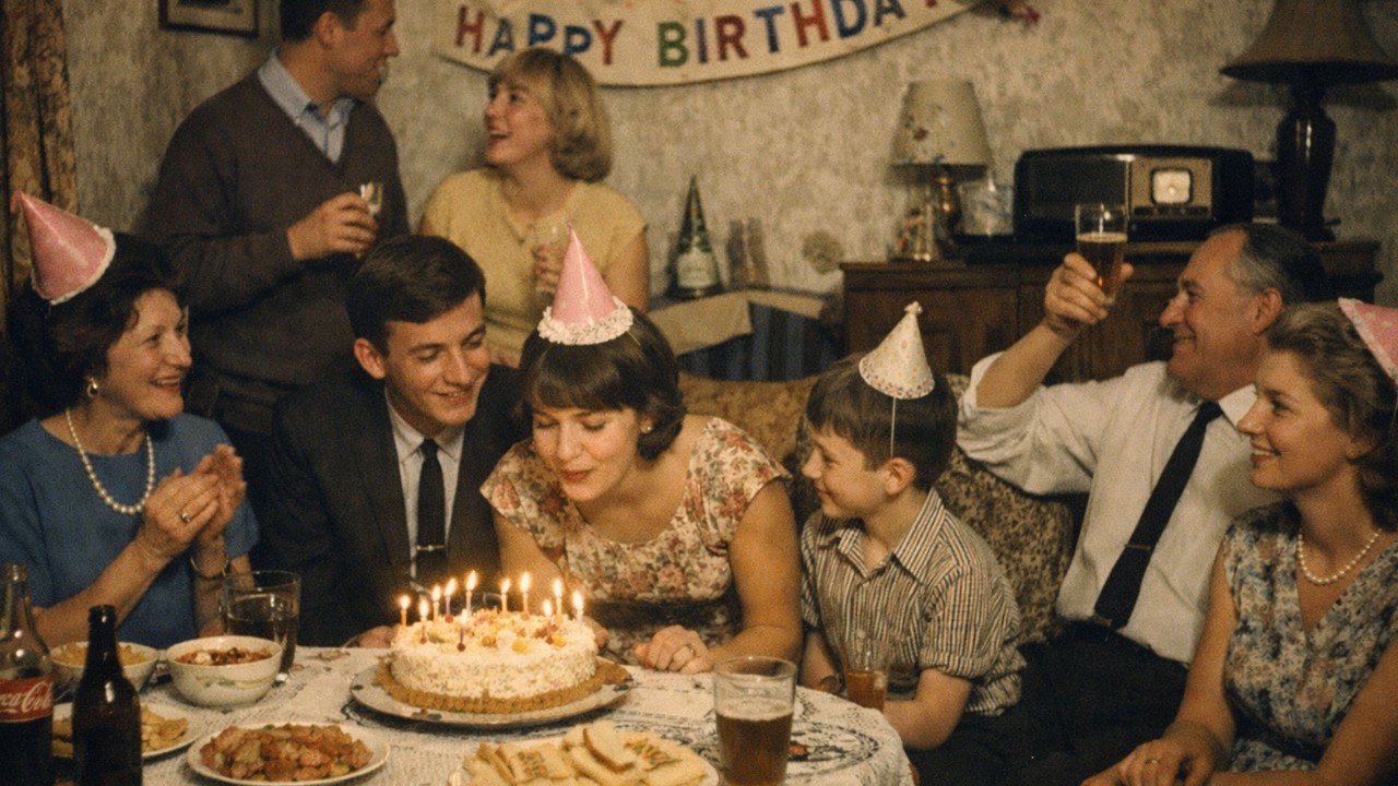 How British People Celebrated Birthdays in the 1950s–70s
