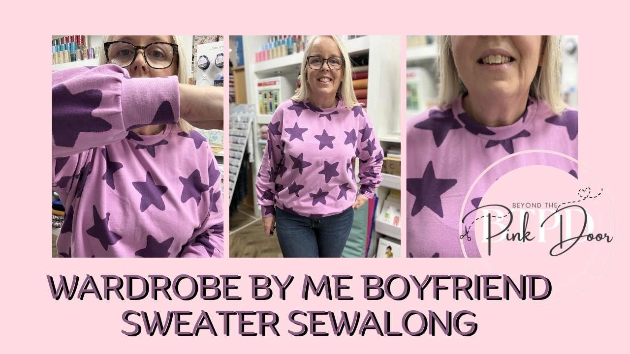 Sew a Wardrobe By Me Boyfriend Sweater with me-When a sewalong doesn't go fully to plan!!