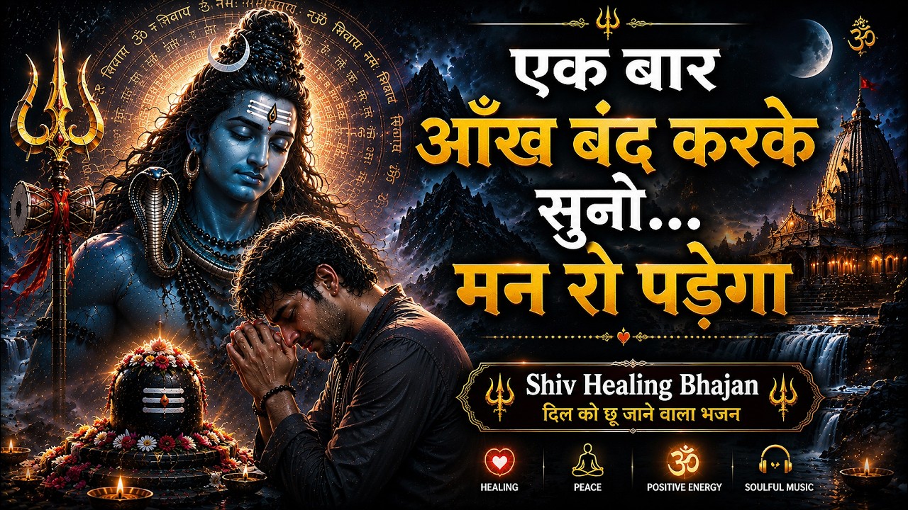 एक बार आँख बंद करके सुनो… मन रो पड़ेगा | Shiv Healing Bhajan | #bhajandhaara
