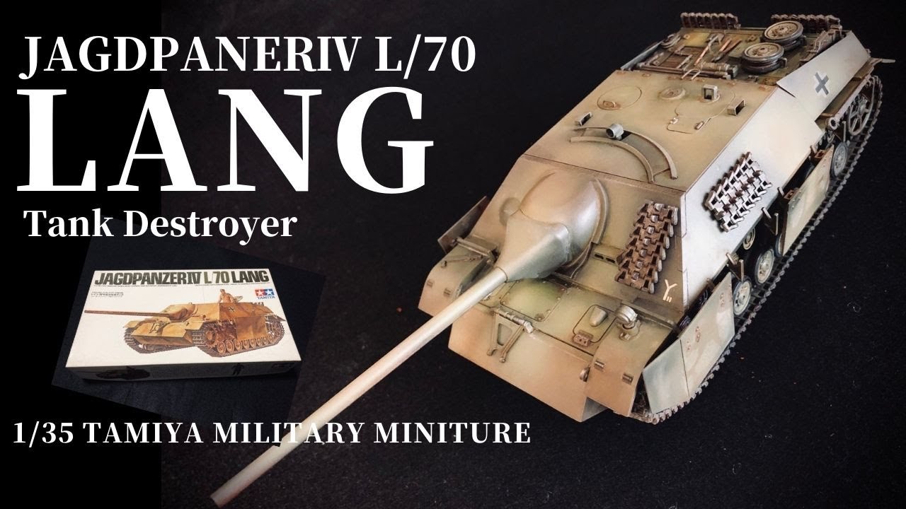 JAGDPANERⅣ L/70 LANG Tank Destroyer／1/35 Tamiya Military Miniture