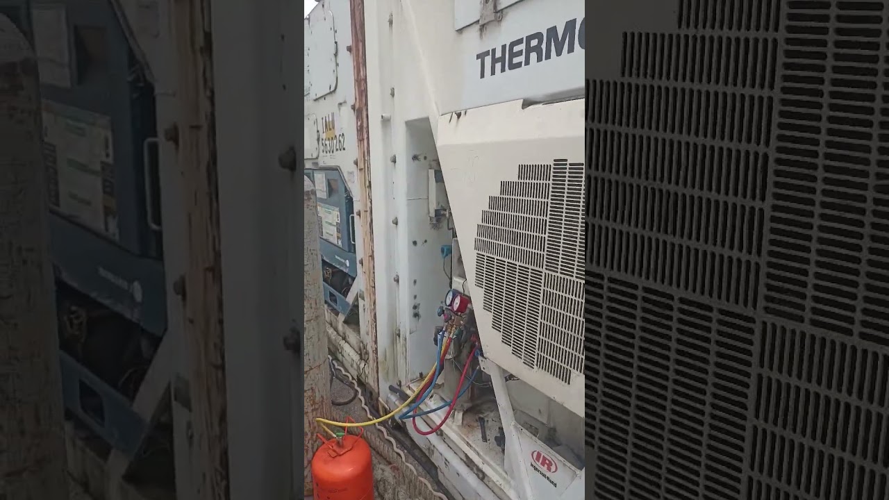 THERMO KING контейнер , вакуум и заправка R404A
