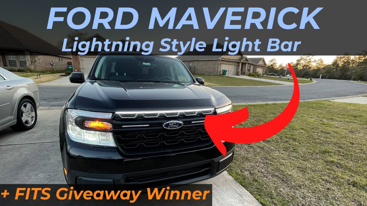 Ford Maverick Lightning Style Light Bar