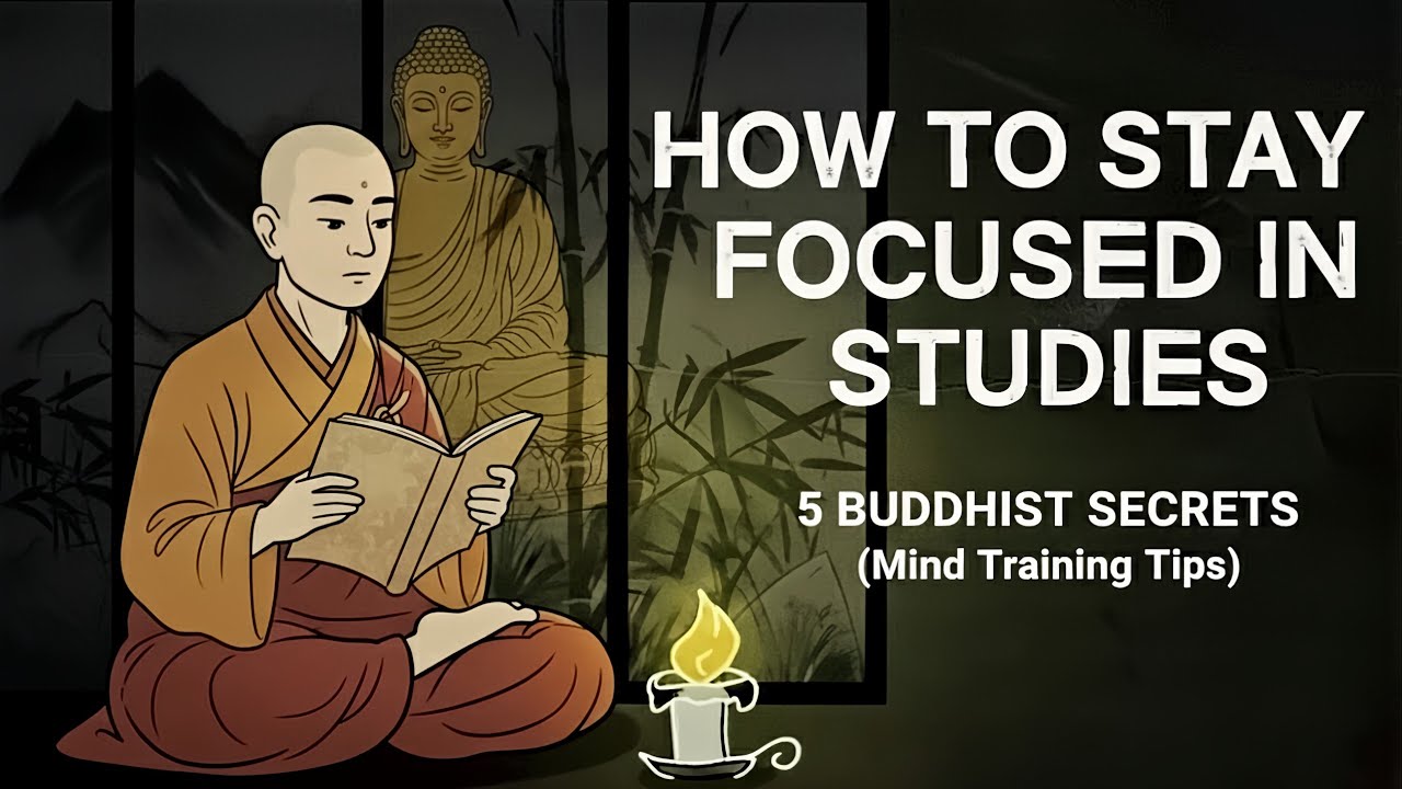 How to Focus on Studying, Even When You Find It Boring | 5 Ancient Monk Secrets