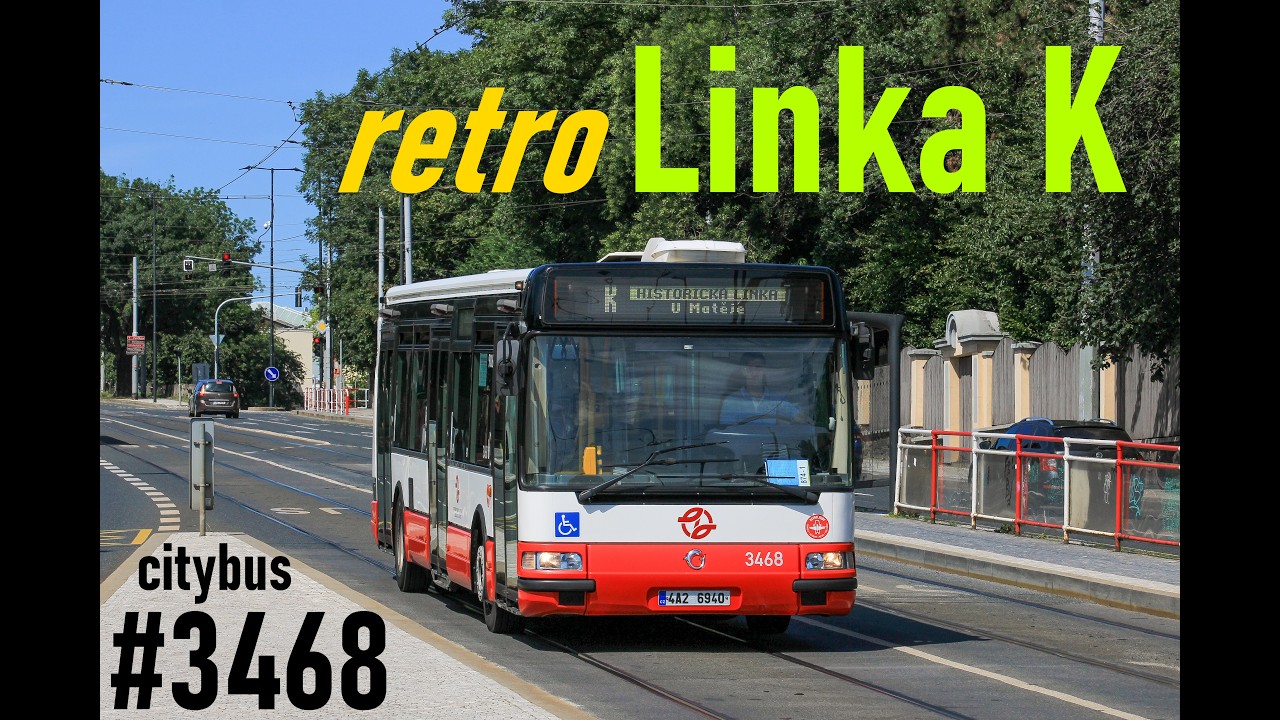 Retrolinka Muzea MHD Praha | Irisbus Citybus #3468 | 874/1