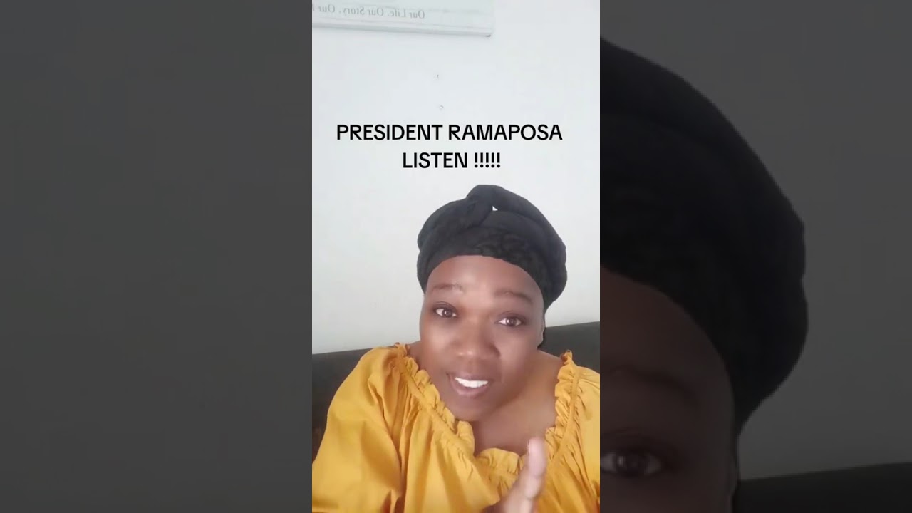 message to President Ramaposa and South African citizen you need to listen to this msg