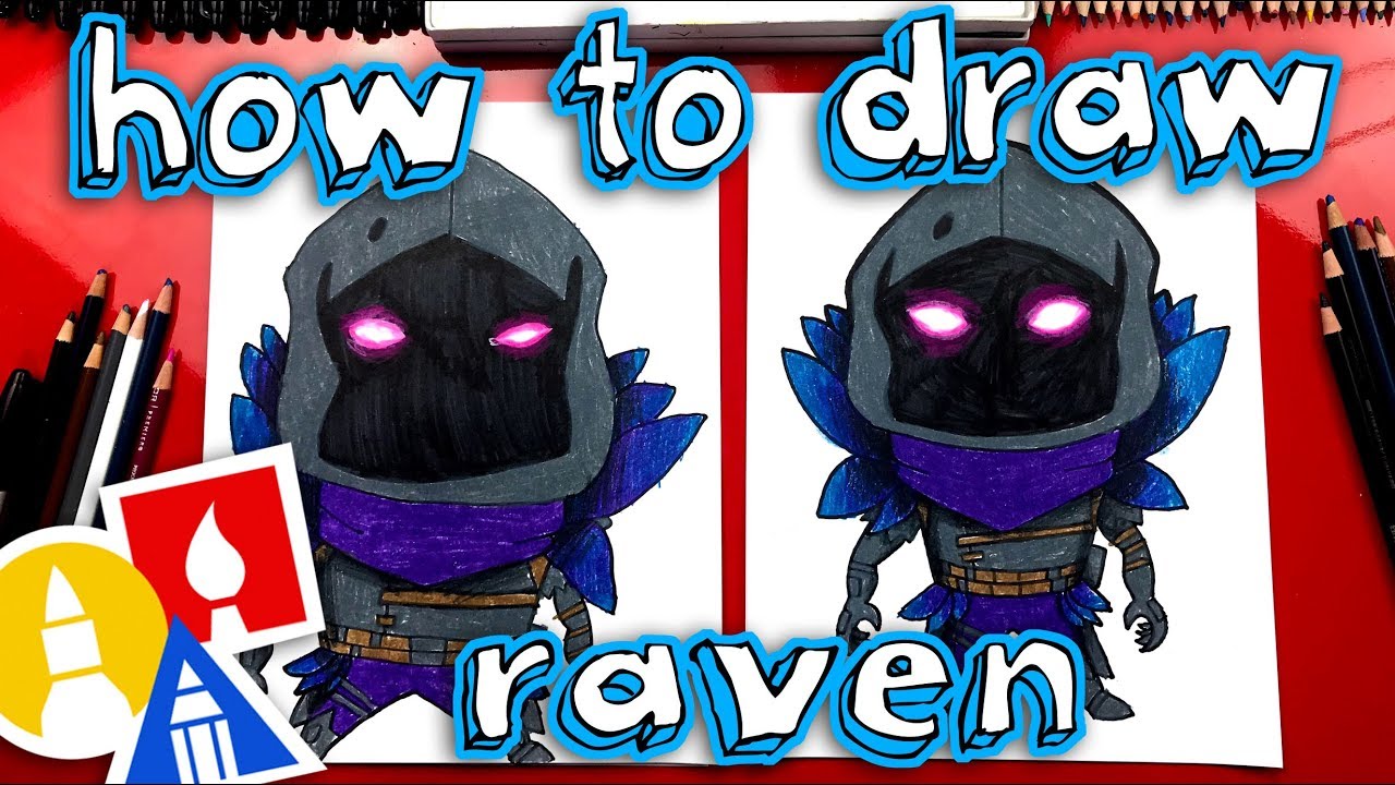 How To Draw Raven From Fortnite