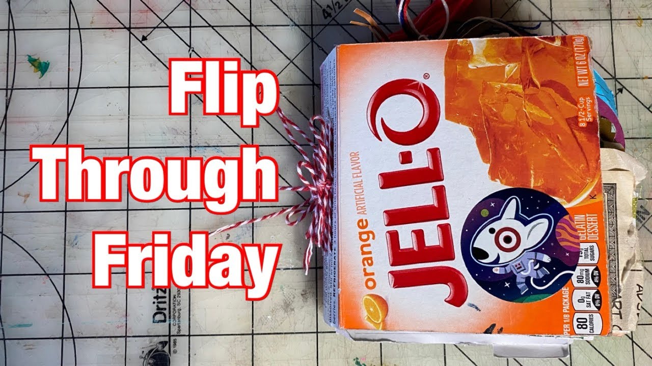 Jell-O Box Junk Journal | #flipthroughfriday