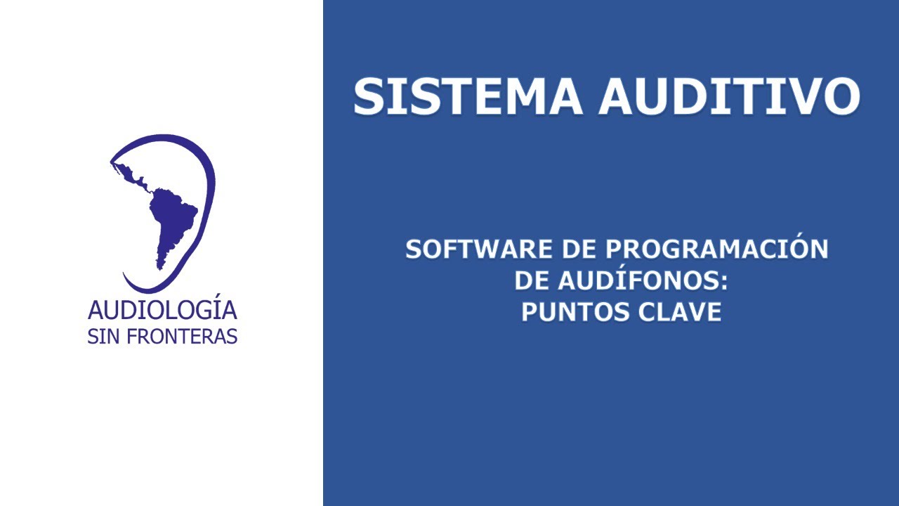 Software de programación de audífonos