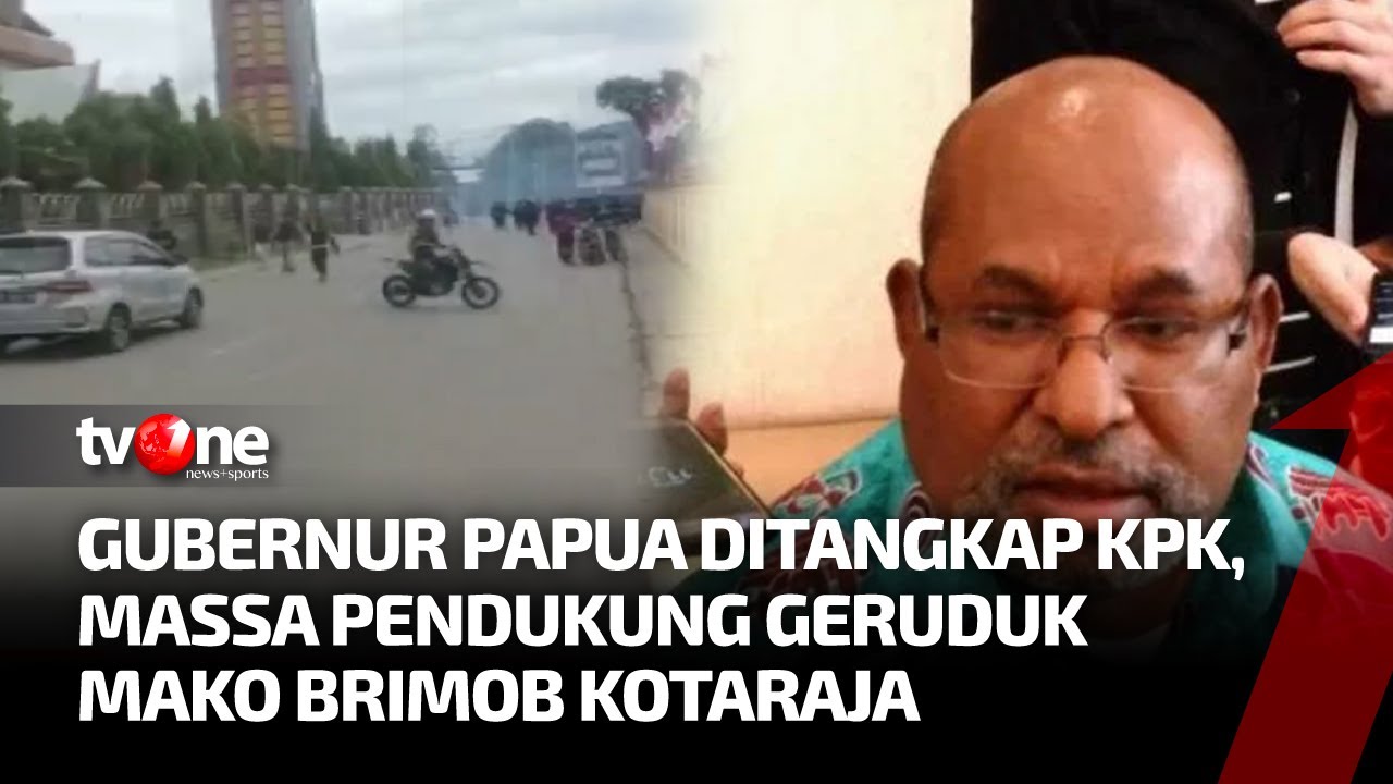 Penangkapan Lukas Enembe Mendapat Perlawanan dari Simpatisan | Kabar Petang tvOne