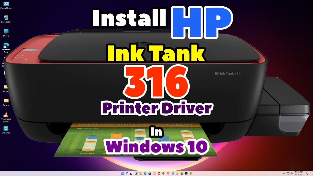 How to Download & Install HP Ink Tank 316 Printer Driver in Windows 10 PC or Laptop