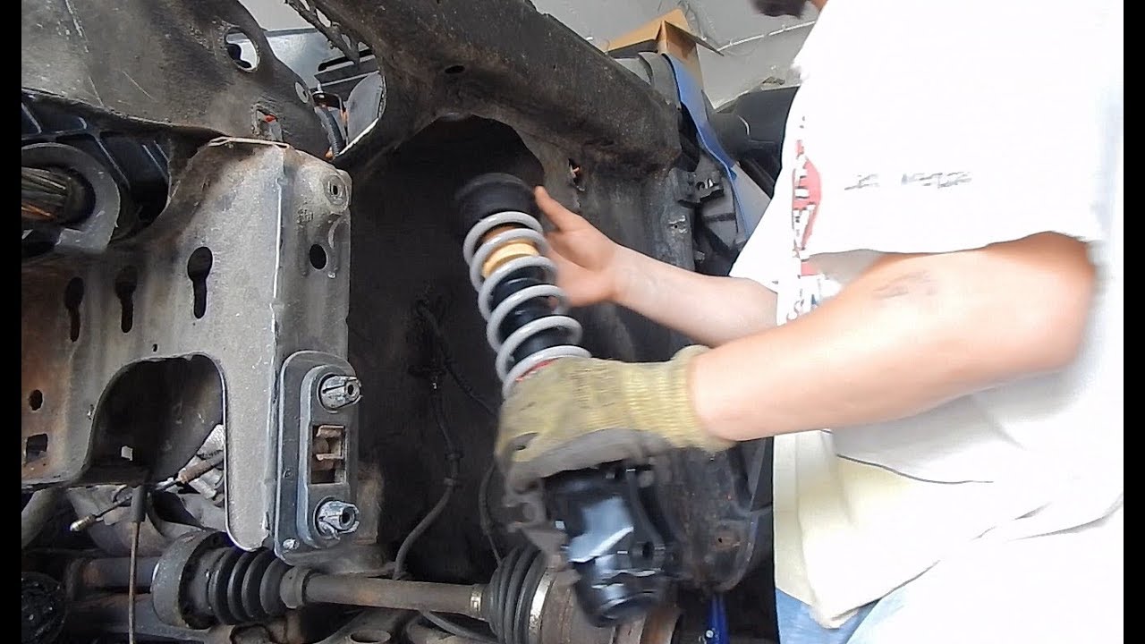 VW GOLF 3 GEWINDEFAHRWERK TEIL 2 / EINBAUEN & EINSTELLEN TUTORIAL