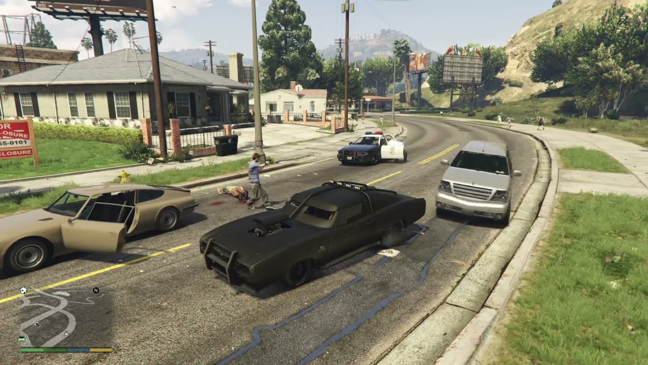 GTA 5.  Duke O'Death Police Hot Pursuit. Tried Getting Away