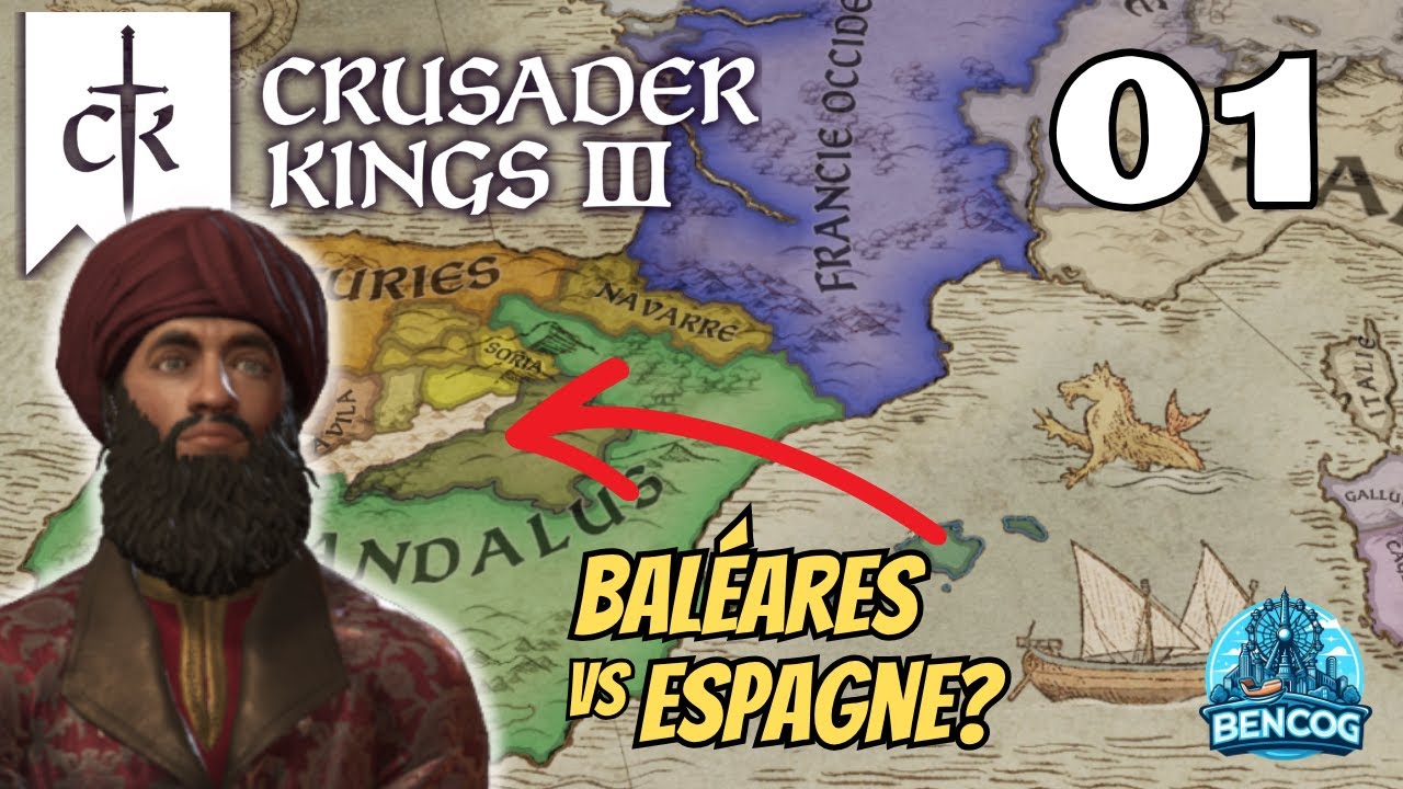 Peut-on dominer l’Espagne en partant des Baléares ? (CK3 Ironman FR)