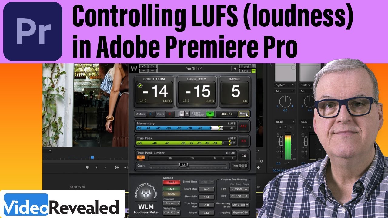 Управление LUFS (громкостью) в Adobe Premiere Pro