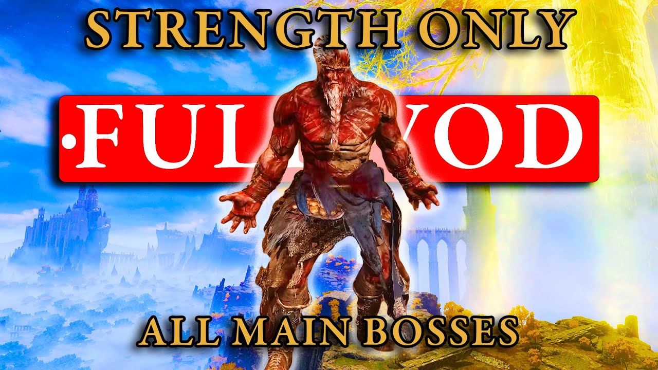 Elden Ring Strength ONLY! FULL RUN!