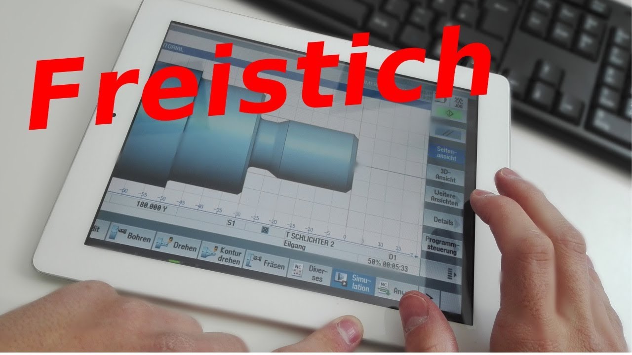 Tutorial CNC Drehen | Programmierung mit Sinumerik | Freistich herstellen