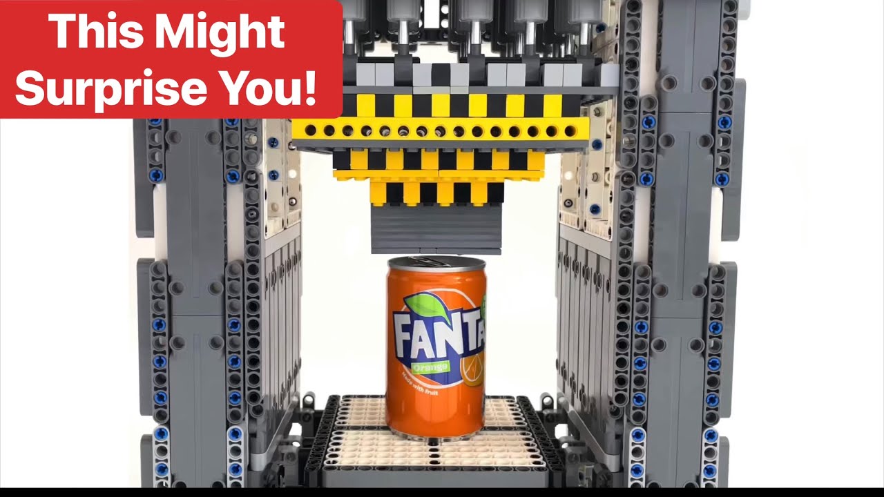 Worlds Strongest Lego Technic Press! 4K