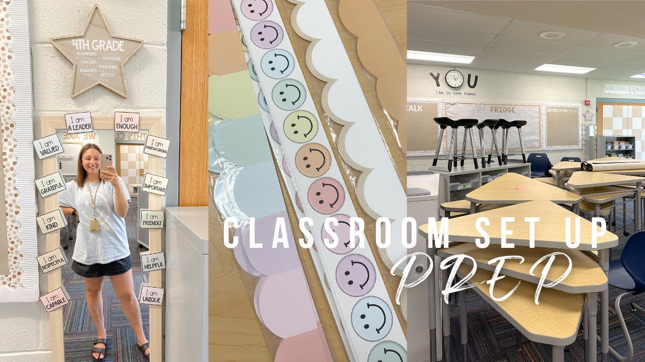 Classroom Set Up Prep: library cleaning, shopping, + more!
