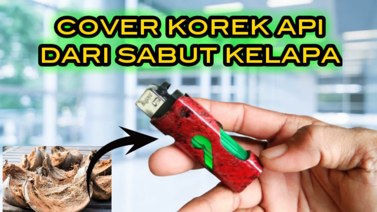 ide kreatif sabut kelapa || cover korek api dari sabut kelapa