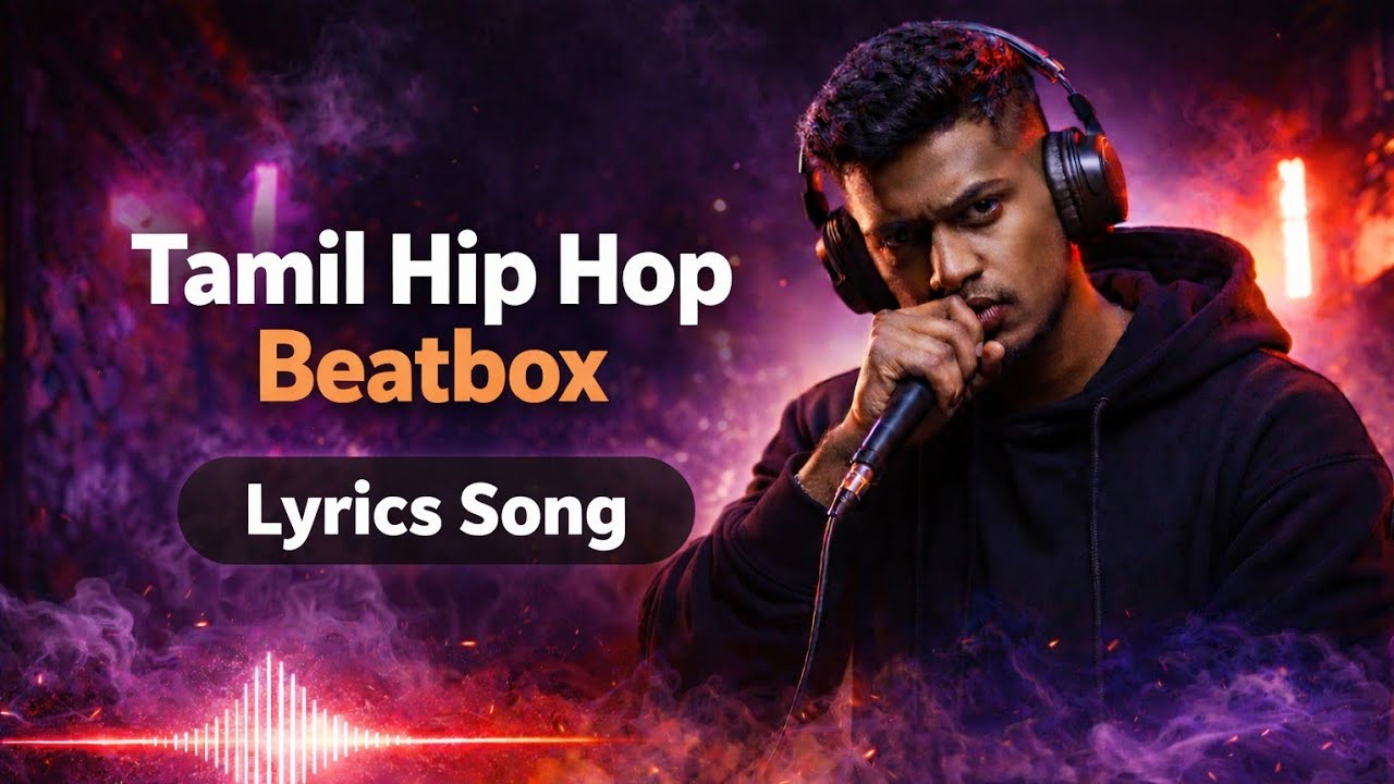 Tamil Hip Hop Beatbox | Dark Soundwave Visual | Cinematic Music Vibes