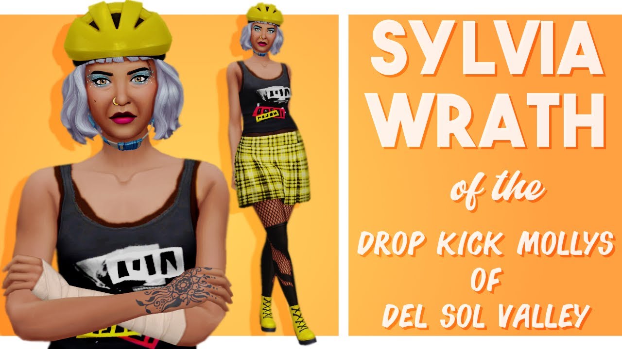 ROLLER DERBY QUEEN 👑👵💄 || Spark'd Golden Age Stylist Challenge || The Sims 4