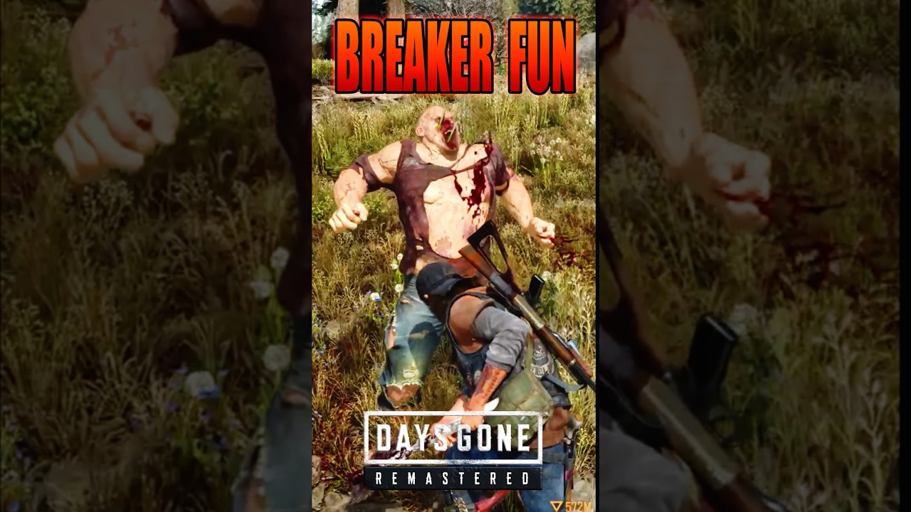 DAYS GONE BREAKER FUN  #gaming #gameplayshorts  #zombie