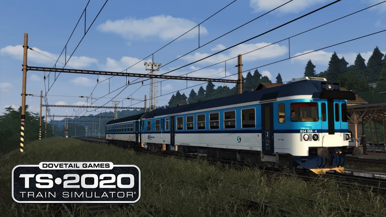 Train Simulator 2020, CD 854 006-4, Trat 070, Os 9502 Praha-Vysočany - Mladá Boleslav město