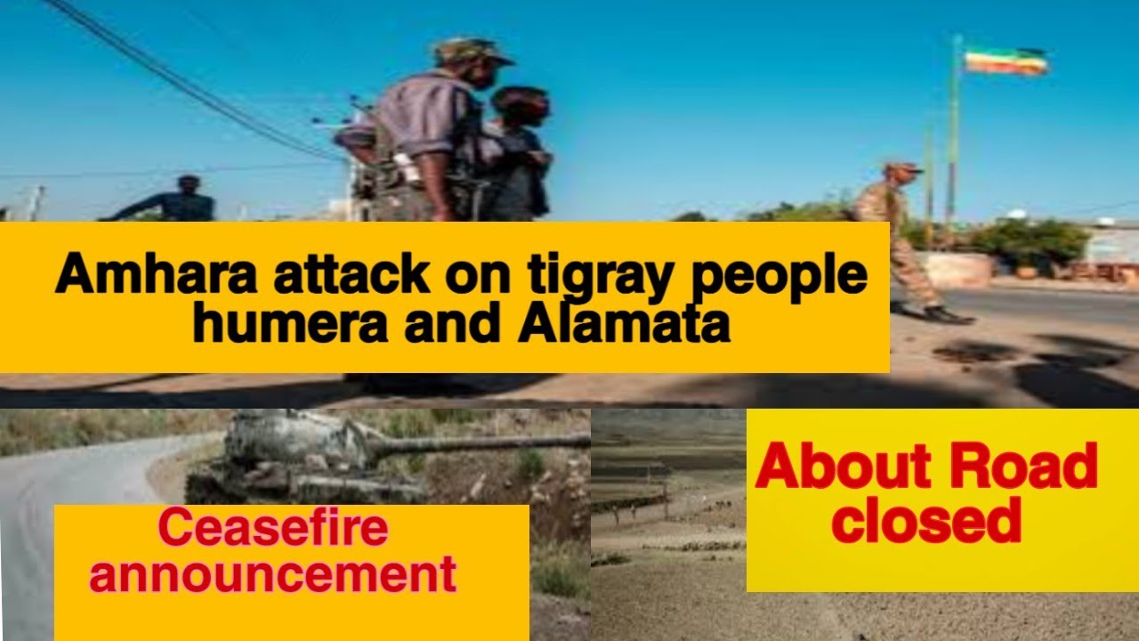 Amhara troops attacking Tigray people in Humera and Alamata
