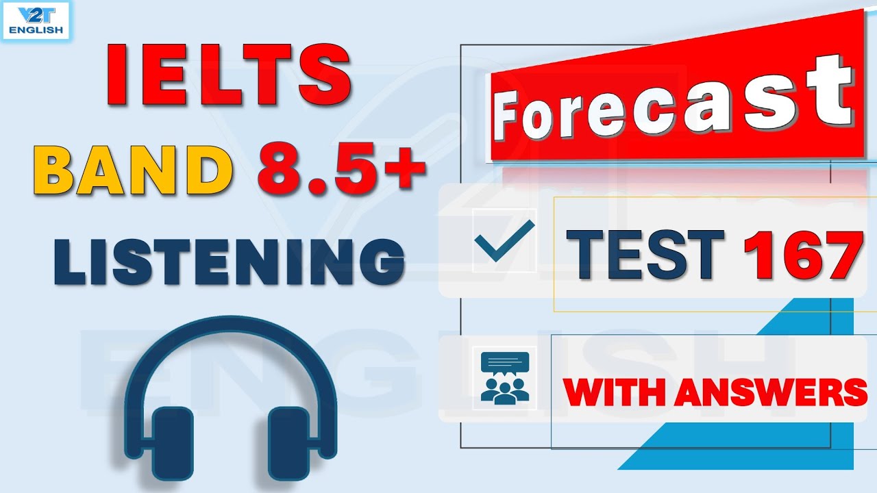 Последний пробный тест IELTS по аудированию 2025 года с ответами | Тест 167