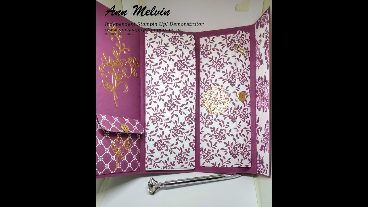 Beautiful Triple Fold Out Note Book Folder