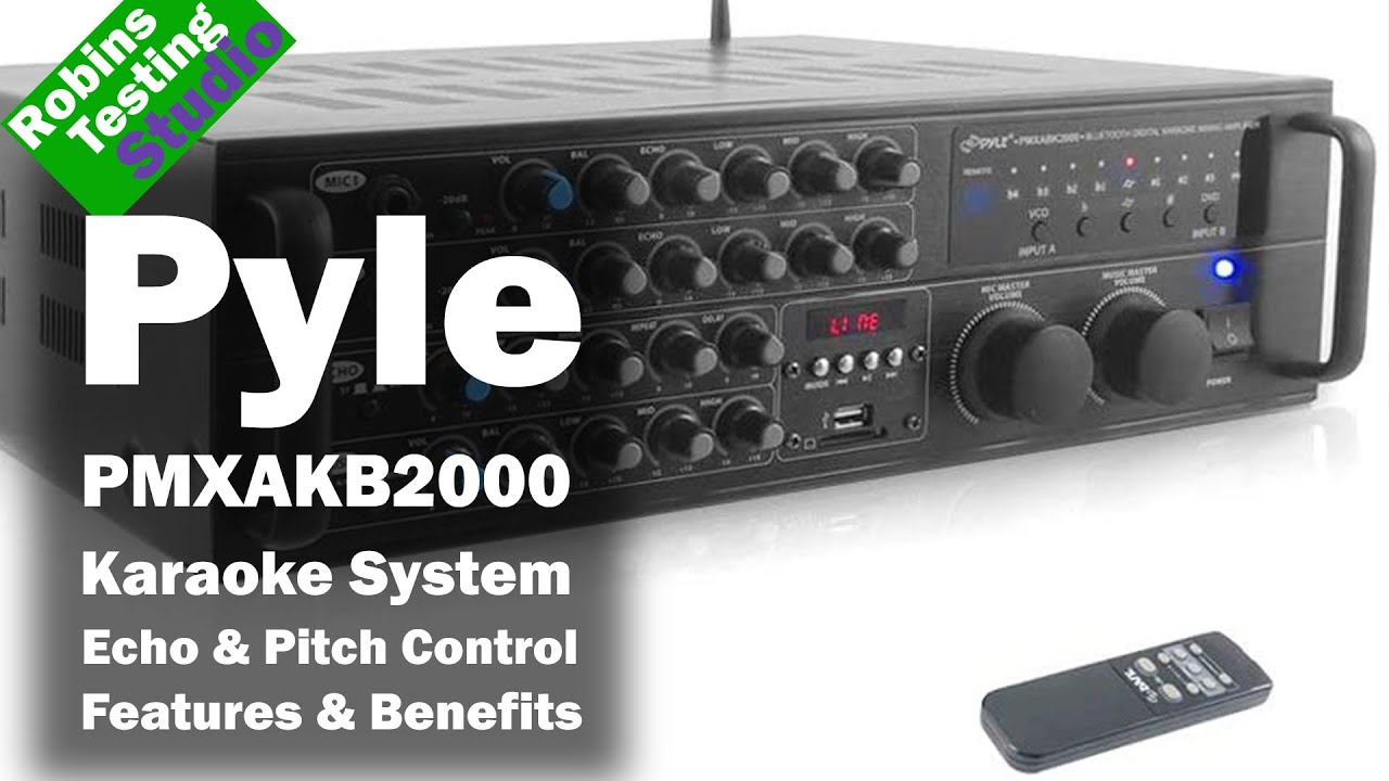 Introduction Pyle PMXAKB2000 Karaoke Powered Mixer System with Bluetooth
