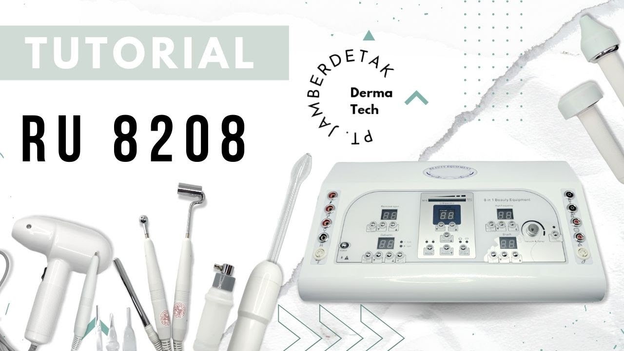 Tutorial Cara Pakai RU 8208 | Alat Facial 8in1