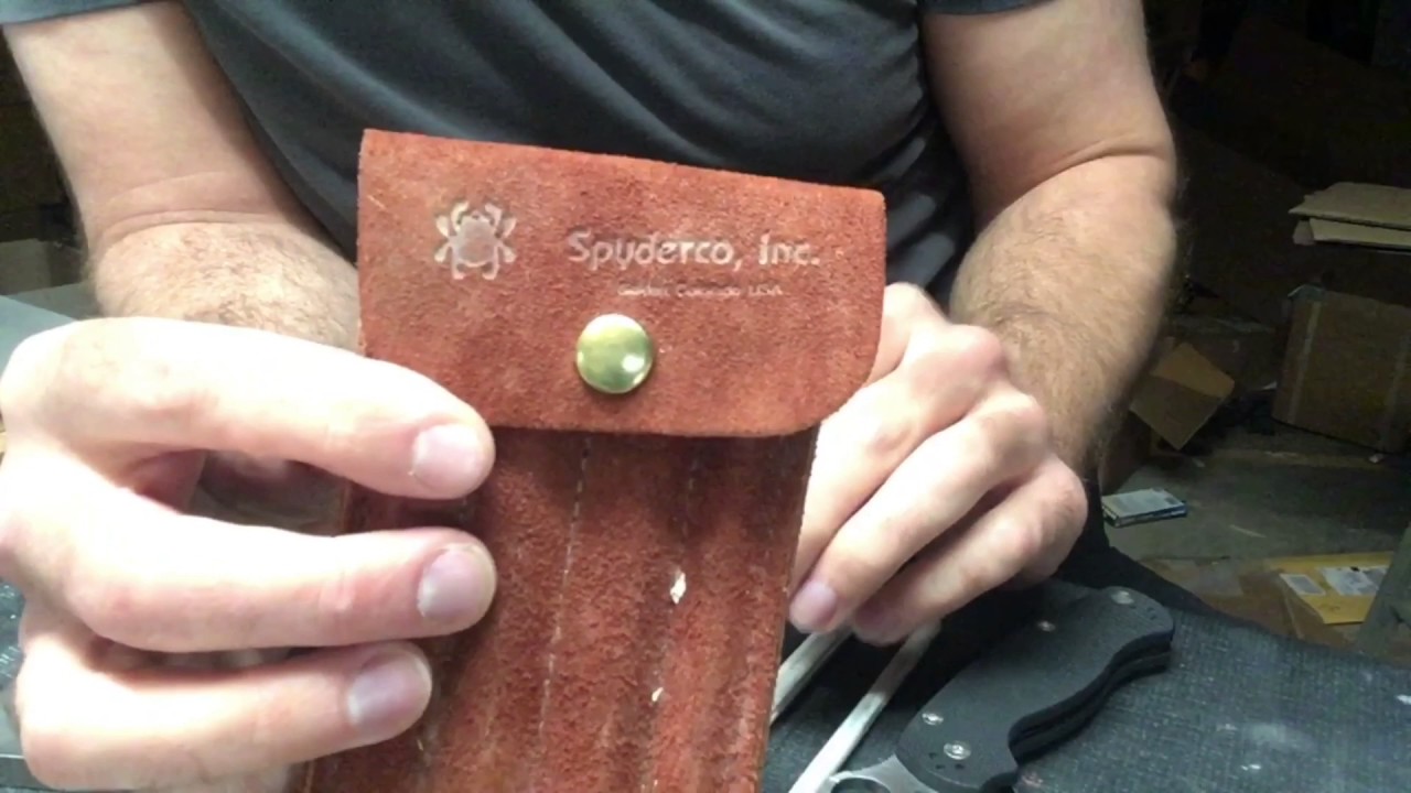 Sharpening a serrated knife - Spyderco PM2 fully serrated