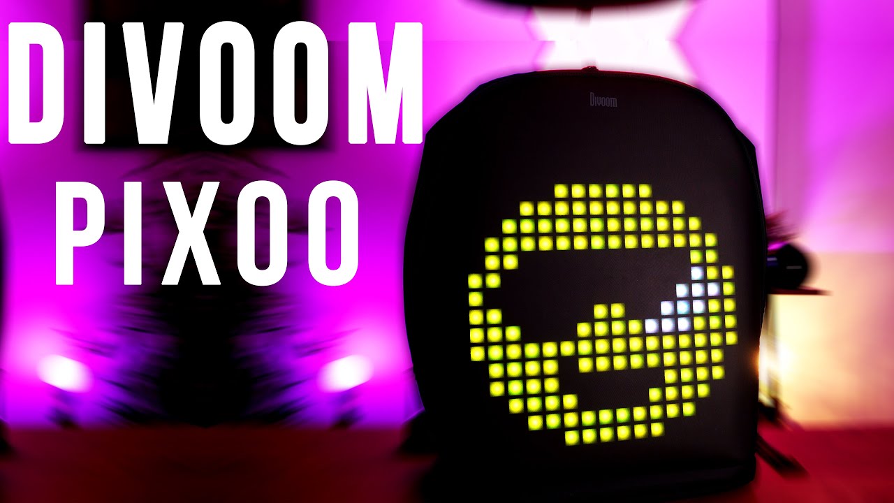 JE TESTE UN SAC À DOS CONNECTÉ VRAIMENT INSOLITE ! 😮 DIVOOM PIXOO BACKPACK