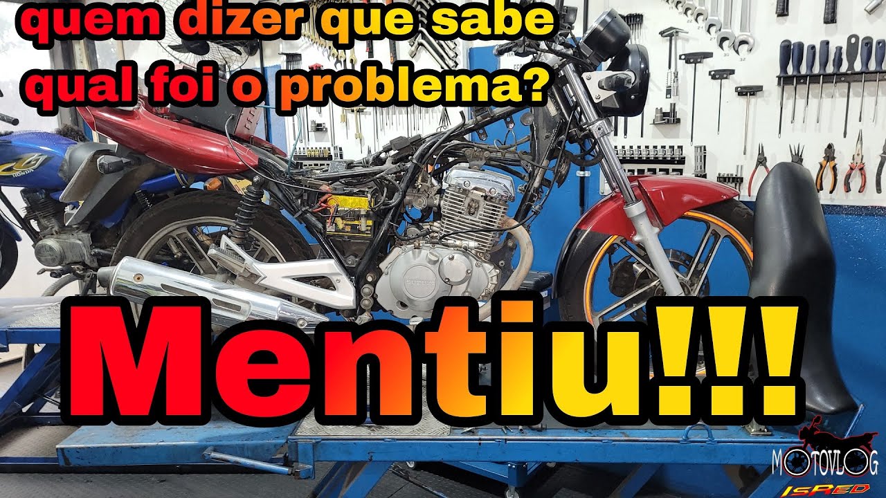 Este e o problema que a minha Suzuki GSR 150i teve. parece que foi causado por algo de outro mundo.
