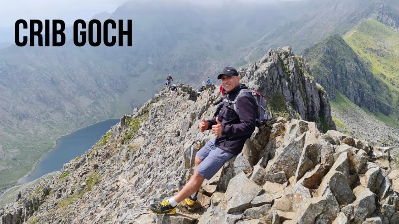 Climbing Mount Snowdon via Crib Goch - also known as the Knife Edge Ridge