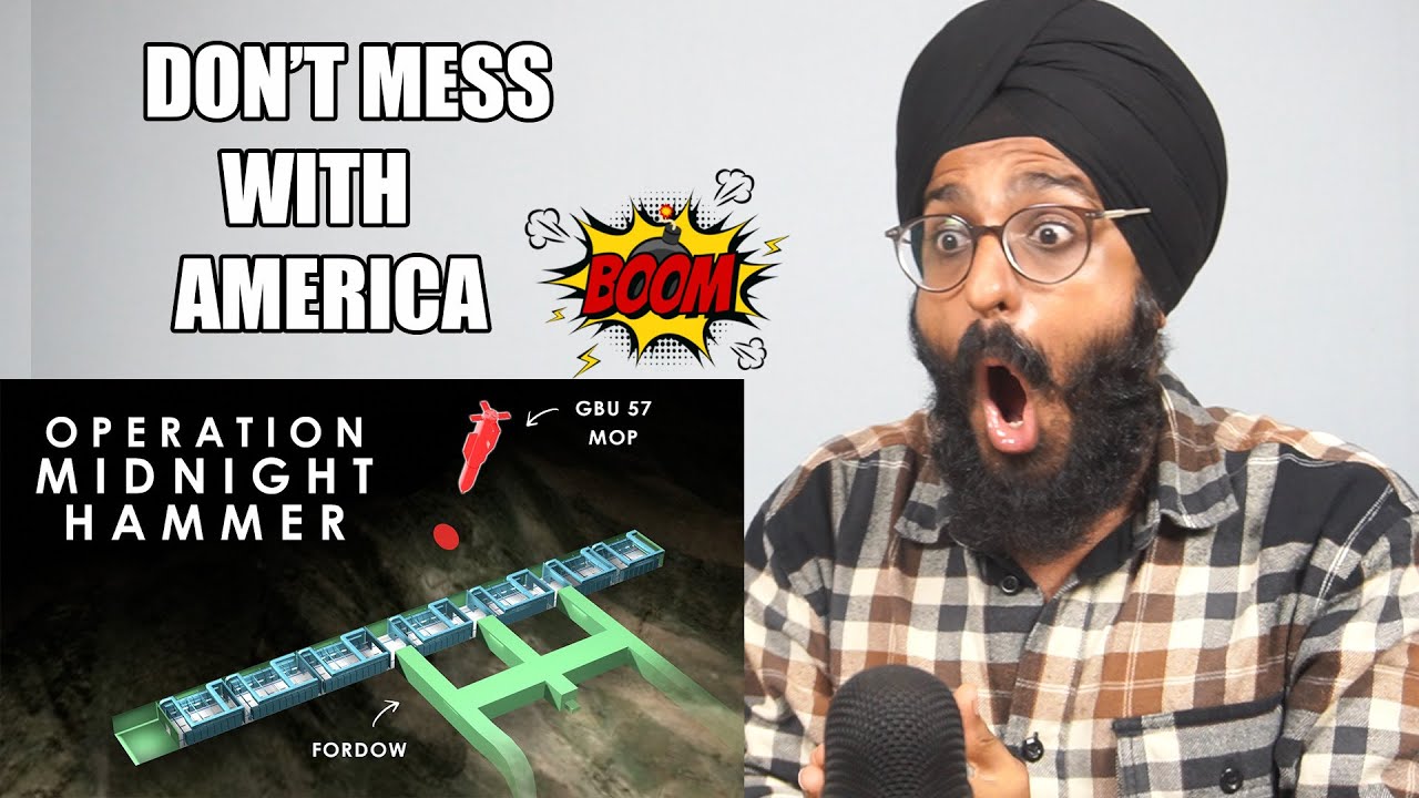 Indian Reacts to America’s Most Secretive Military Operation – Midnight Hammer!