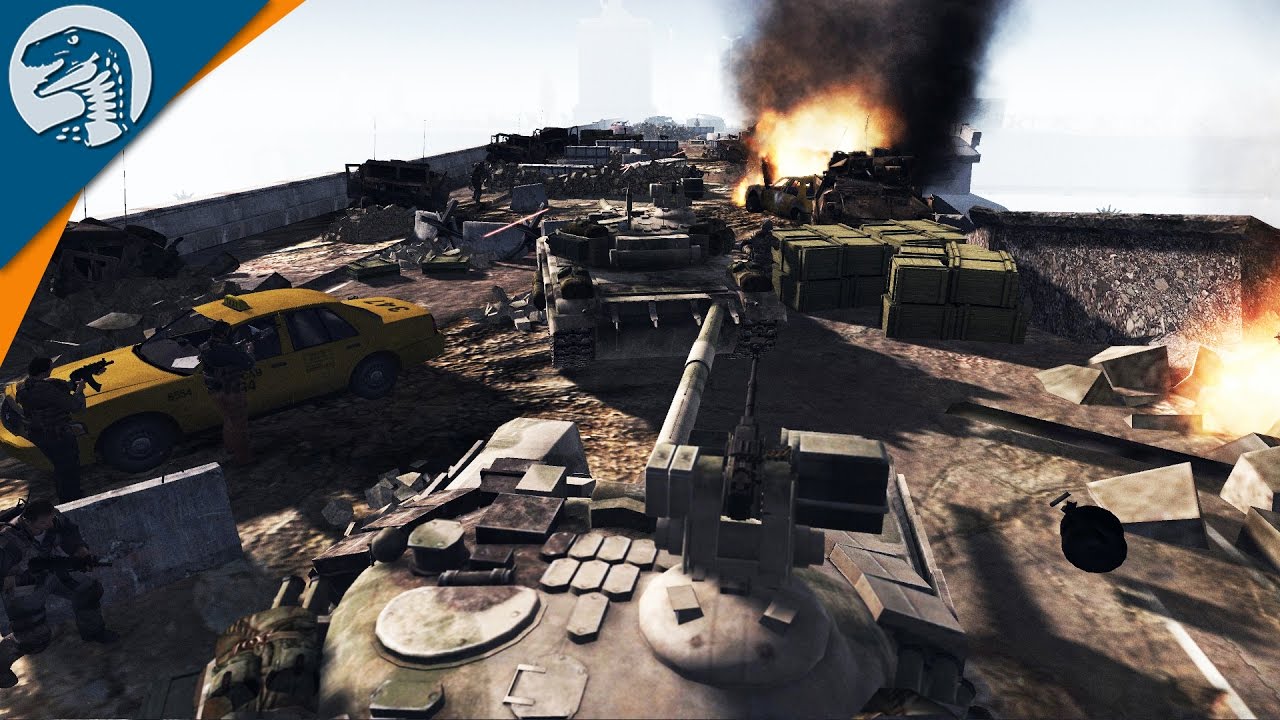 PARIS BRIDGE DEFENSE | COD WW3 | Men of War: Assault Squad 2 [MOD] Gameplay