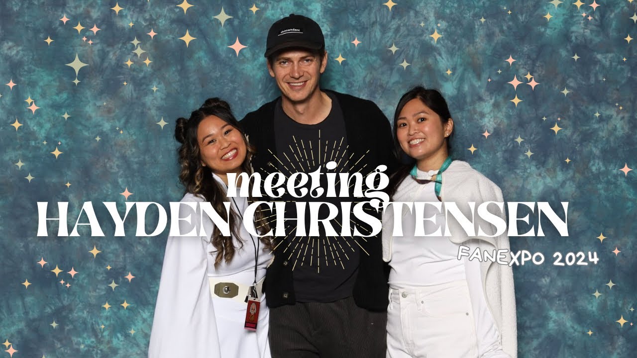 Meeting Hayden Christensen at SF Fan Expo 2024