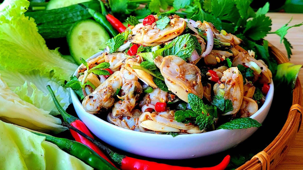 Lao Clam Salad | Goy Hoi