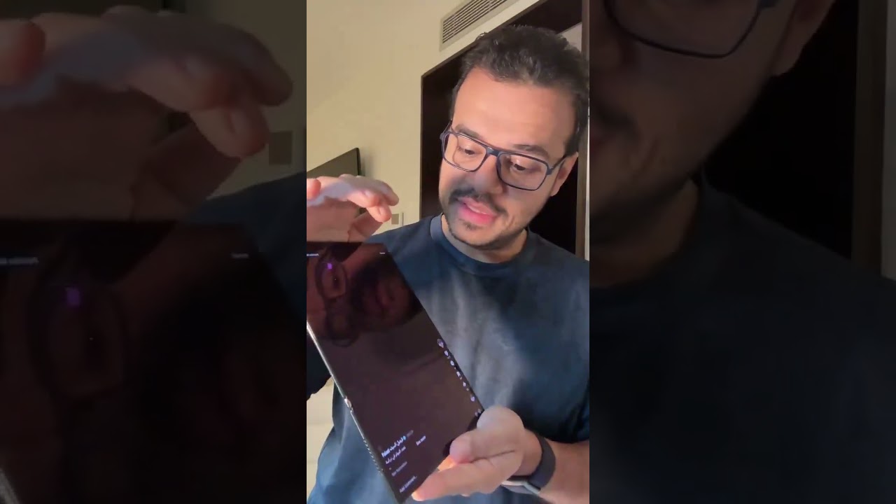 فيصل السيف يستعرض جوال هواوي الجديد ينطوي 3 مرات Mate XT review