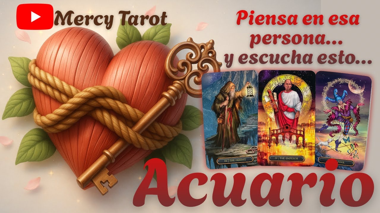 🌹 Acuario ♒️ NO LO DICE&hellip; pero TE PIENSA EN SILENCIO PROFUNDO 🌙💞 #Acuario #tarotacuario #acuariohoy