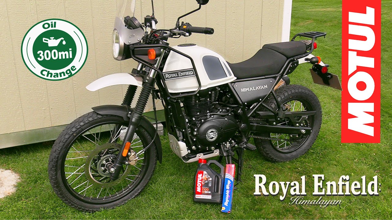 Oil Change | 2021 Royal Enfield Himalayan | 300mi | Service Indicator Reset!