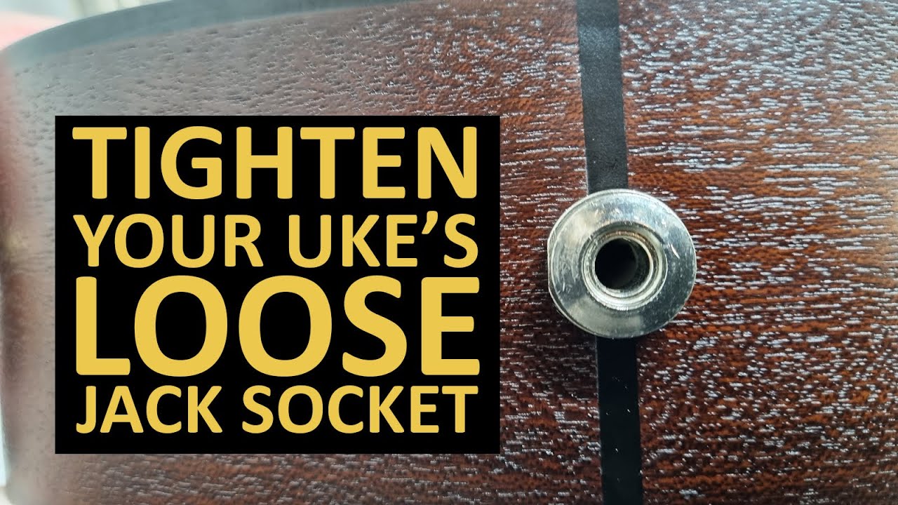 How to tighten your ukulele's loose jack socket
