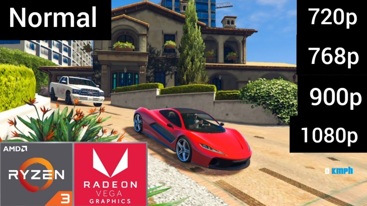 GTA V Gameplay || Ryzen 3 3200g Vega 8 graphics || 8gb single channel ram