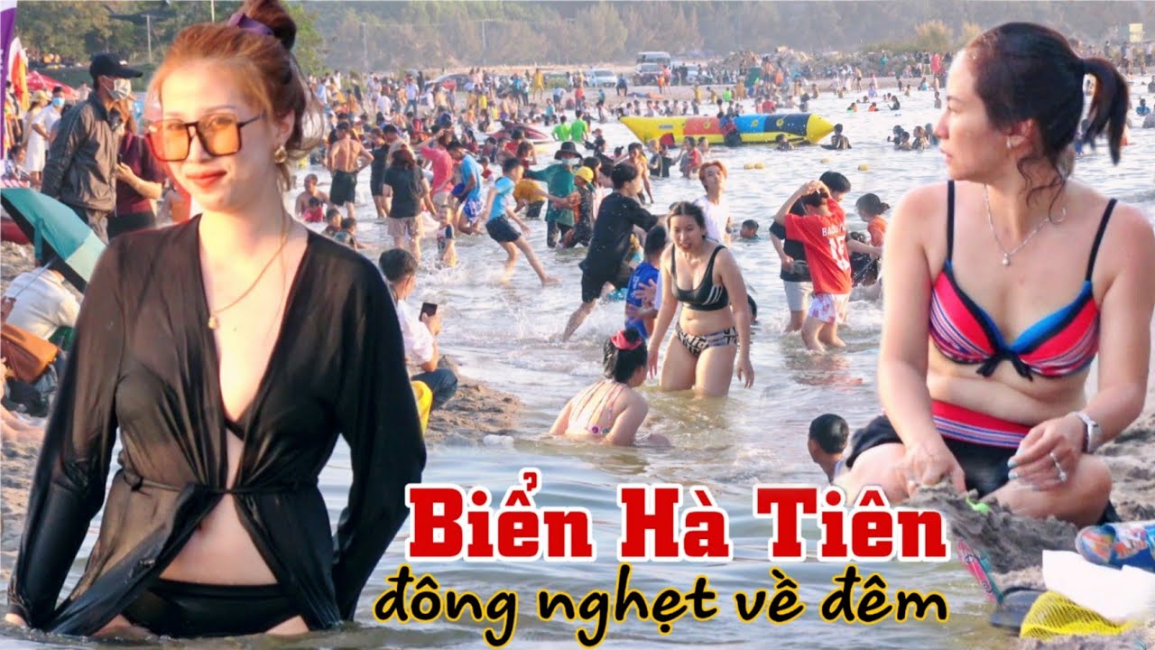 Đông không tưởng về đêm Bãi Biển Mũi Nai Hà Tiên Kiên Giang ngày đầu năm